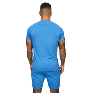 Conjunto de Camiseta y Pantalones Cortos para Hombre, Cuello Redondo, Manga Corta, Corte Ajustado, 100% Algodón, Nueva Moda 2026, HECHO POR HS 2026 - Product Image 6