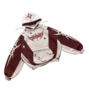 2024 nueva llegada Sudadera con capucha para hombre 400 GSM peso pesado grueso dos tonos Boxy Fit Vintage diseño personalizado Sudadera con capucha para hombre - Product Image 1