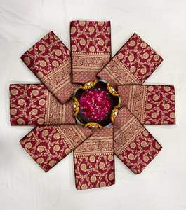 Hermoso Rich Pallu Jacquard Trabajo en todo Saree Último diseñador Ropa india y pakistaní - Product Image 6