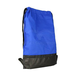 Latest Design Outdoor Fitness Drawstring <b>Bag</b> Customized Logo Nylon Polyester Canvas Mesh Lining for Men Wholesale - Product Image 4