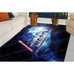 Star Wars Printed <b>Rug</b> - Modern, Cute, <b>Non</b> <b>Slip</b>, Gift For Her,Luxury Velvet <b>Rug</b> - Product Image 2