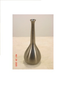 Haute qualité diamant coupe conception martelé fini en laiton bouteille Vase maison salon bureau intérieur article décoratif Vase en laiton - Product Image 6