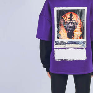 Sudadera con Capucha de Doble Manga para Mujer, 100% Algodón, Color Sólido, Corte Regular, Diseño de Nueva Llegada - Product Image 6