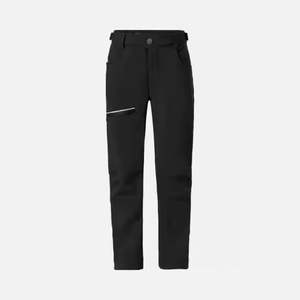 กางเกงวอร์มทรงหลวมขาบานสไตล์วินเทจสีดำผ้าเฟรนช์เทอร์รี่กันน้ำและกันยับไซส์ใหญ่พิเศษ - Product Image 5