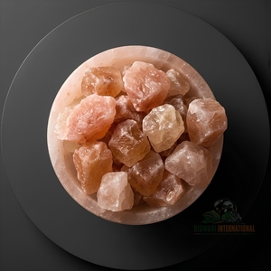 Lámpara de Cristal Ecológica Rosa con Fragmentos Sueltos y Base de Madera Tallada a Mano, Regulable para Dormitorio - Product Image 4