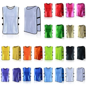 Manufacture <b>Training</b> <b>Bibs</b> Vest Round Neck Solid Color Polyester Sports Jersey Football Soccer Rugby Soccer <b>Training</b> <b>Bibs</b> - Product Image 4