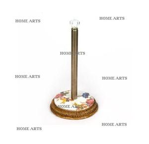 Trending Design Round Shape <b>Tissue</b> <b>Paper</b> Holder Wood And Metal <b>Tissue</b> Roll Holder For Hotel And Restaurant Use - Product Image 3