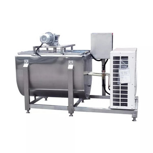 เครื่องทำความเย็นนมแนวนอนสแตนเลส2000L ระบบสุขาภิบาลมีประสิทธิภาพสำหรับอุตสาหกรรมนมสภาพใหม่ - Product Image 4