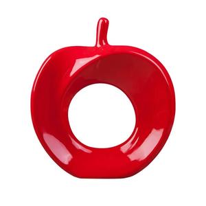 Centro de mesa Pieza de decoración Oficina Escritorio Top Productos de acabado de alta calidad Adornos de manzana huecos de cerámica creativos - Product Image 4