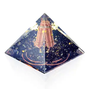 Venta al por mayor orgonita pirámide orgón energía chakra cristales curación para la venta