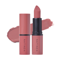 Lipstik Velvet ringan kualitas tinggi terlaris dari Korea, Lipstik exfoliating NATINDA Airy Velvet (5 warna)
