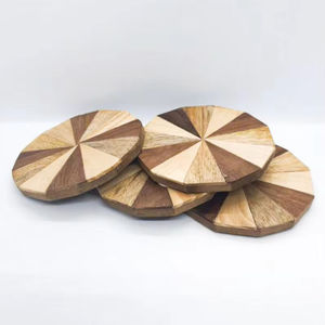 Sous-verre en bois de luxe vintage à prix raisonnable utilisé dans la cuisine meilleure qualité - Product Image 3