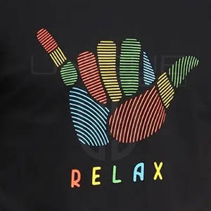 T-shirt sérigraphie 100% coton col rond Logo personnalisé et T-shirt sérigraphie couleur pour hommes Vente en gros - Product Image 6