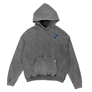 Sudadera con Capucha Extra Grande para Hombre, Lisa, Teñida, con Estampado Personalizado, 100% Algodón, Estilo Vintage, Forro Polar, Cómoda, para Uso Diario, Moda de Invierno - Product Image 1