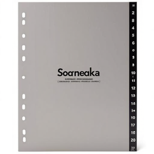 Soennecken DIN A4 1-20 Polypropylene Grey Desktop & <b>Drawer</b> Organizer - Product Image 2
