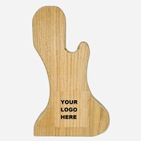 Support de barre d'haltères en bois massif durable avec logo personnalisé, antidérapant, pour entraînement, banc de musculation, unisexe, intérieur, 48x25x18cm