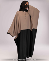 Abaya Modeste pour Femme, Longue Élégante à Manches Longues, Vêtement Islamique 100% Polyester Respirant, Grande Taille Légère et Séchage Rapide
