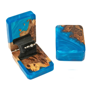 กล่องเครื่องประดับทำจากเรซินสำหรับผู้หญิงกล่องจัดระเบียบทำจากไม้และเรซินคุณภาพดีเยี่ยม - Product Image 6