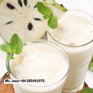 Puré de Guanábana congelada para helado de jugo/Sin azúcar añadido, 100% fruta pura/Sra. Jessi - Product Image 1