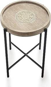 Table d'appoint pliable en bois d'excellente conception luxueuse Conception spéciale Conception simple et moderne disponible à bas prix - Product Image 2