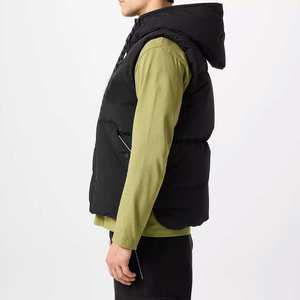 Chaleco Acolchado de Lona Resistente para Hombre, Antiarrugas, Ropa de Invierno, Personalización de Logotipo OEM, Producción al por Mayor - Product Image 5