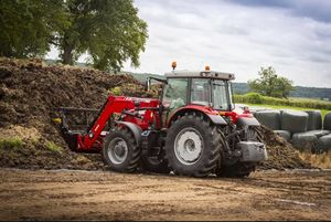 Tractor de maquinaria agrícola Massey Ferguson 399 4WD 90HP con condiciones de trabajo de alta precisión en stock. - Product Image 3
