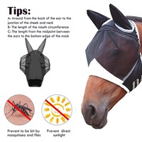 Conception unique, couvre-mouches anti-moustiques pour les courses de chevaux et masque anti-mouches pour l'équitation de qualité supérieure, séchage rapide