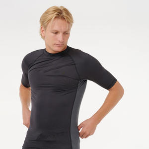 Vente en gros de haute qualité avec logo personnalisé chemises de bain Jiu Jitsu Fitness imprimées à manches courtes MMA pour hommes Bjj Rash guard - Product Image 6