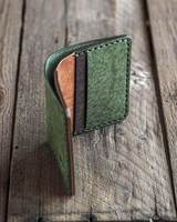 Dompet Kartu Kredit & Kartu Nama Kulit Asli Vintage Awet dengan Branding & Logo Custom LCH-0116