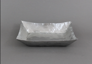 Plateau en métal aluminium écologique en forme de rectangle Plateau Vaisselle Plateau de service Bol pour la décoration intérieure Vaisselle Plateau - Product Image 2