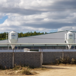 Silo automatique d'alimentation de porc d'acier inoxydable nouvel état utilisé utilisation de ferme de matériel galvanisé-vente en gros de fabricant du Vietnam - Product Image 1