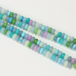 Cuentas Redondas de Cuarzo Multicolor: Gemas de Color Disco para Joyería y Manualidades (7-8 mm) - Product Image 4