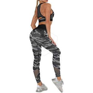 Conjuntos de Yoga de alta calidad para mujer Logotipo personalizado Impreso Talla grande Característica Creado a la idea y color del cliente - Product Image 5