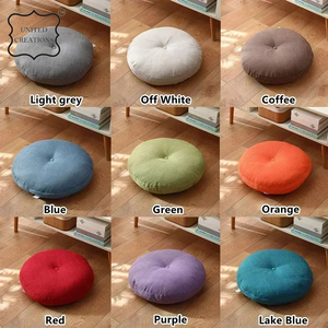 Large Organic Cotton <b>Yoga</b> Meditation Cushion Buckwheat <b>Bolster</b> Floor Pillow for Stress Relief Multiple Sizes Available - Product Image 4