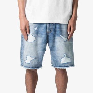 Pantalones Cortos para Hombre y Mujer, Vaqueros Rasgados, Ajustados, Transpirables, de Color - Product Image 6