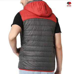 Chaleco Acolchado Sin Mangas para Hombre, Estilo Urbano, Resistente a la Intemperie, Diseño OEM, Marca Ryan Pro Gear - Product Image 2