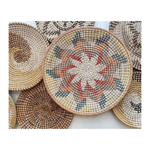 Meilleur choix Plaque murale en herbe de mer Naturelle Tissée Écologique Décoration murale - Product Image 1