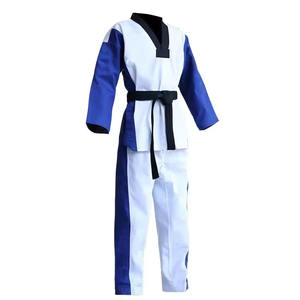 Combinaisons de karaté en coton unisexe en gros 2026, uniformes de taekwondo de haute qualité pour hommes et femmes, logo personnalisé, vêtements d'arts martiaux - Product Image 4