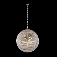Lámpara de Techo Colgante de Cristal Brillante con Pantalla de Cristal Ajustable, Lámpara de Comedor para Sala de Estar