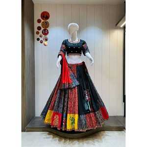 Chaniya Choli Tradicional para Mujer, Tela de Algodón Jaam Puro, Estilo Étnico, Holgado, para Fiestas, Diseño Laxmi Lifestyle - Product Image 4