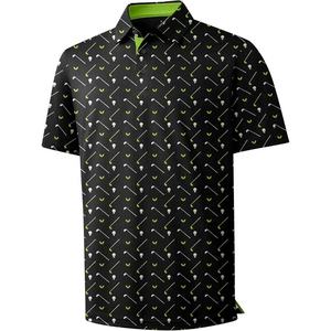 Camiseta de Golf de Manga Corta para Hombre, Sublimada, Sólida, de Alto Rendimiento, Absorbe la Humedad, con Estampado Personalizado, Cuello Camisero, Informal - Product Image 1
