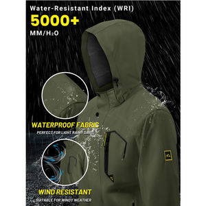 Hermosa cremallera Diseño Verano Otoño Ligero Resistente Chaqueta a prueba de agua Nylon Windbreaker Skin - Product Image 4