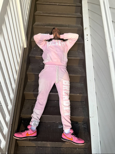 Ropa personalizada Streetwear Pantalones de chándal y sudaderas con capucha Conjunto de chándales de gran tamaño Unisex Hombres Sudadera con capucha Pantalones de chándal de peso pesado Conjunto Suelto - Product Image 6