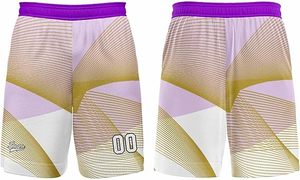 Ensemble de maillots de basket-ball pour hommes gris avec logo personnalisé marron couleur réversible pratique à paillettes par sublimation complète - Product Image 3