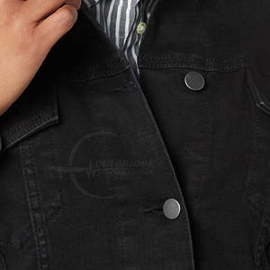 แจ็กเก็ตยีนส์แบบเปิดสำหรับผู้หญิงเสื้อแจ็กเก็ตยีนส์แบบเย็บเปิดสำหรับผู้หญิง - Product Image 6