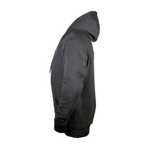 Sweat à capuche zippé décontracté pour hommes coupe ajustée 100% coton épais vierge design uni logo personnalisé imprimé de haute qualité automne - Product Image 3