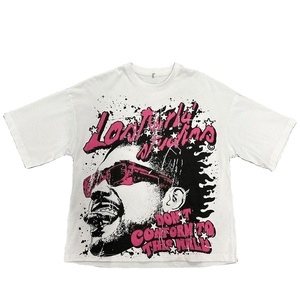 Venta al por mayor de los hombres de peso pesado Box Cut camiseta 300GSM 100% algodón logotipo personalizado gráfico impreso recortado Streetwear camiseta en blanco Boxy Fit - Product Image 1