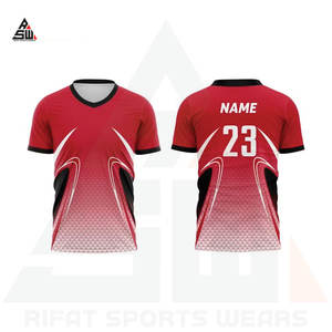 Nouveaux maillots de football au meilleur prix pour les joueurs d'équipe, vêtements de sport unisexes pour adultes, ensemble uniforme, design personnalisé, 100% polyester respirant - Product Image 4