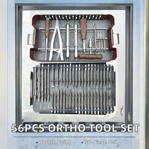 ชุดเครื่องมือศัลยกรรมกระดูกและข้อ SURTECHS INTERNATIONAL 56 ชิ้น ชุดไขควงโลหะแบบใช้มือ ชุดถอดสกรูภายใน สำหรับสกรูที่หัก - Product Image 5
