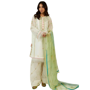 Impression numérique Nouveau design Collection d'été Robes pour femmes Vente à chaud Robes de pelouse de qualité supérieure Robes pour femmes - Product Image 1